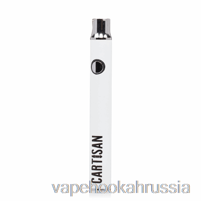 Vape Russia Cartisan Button VV 350 510 аккумулятор белый